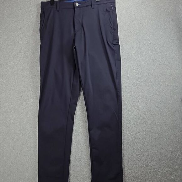 Twillory Pants Men 32x34 Dark Blue Technical Fabric Performance Golf Casual tail - Picture 1 of 10